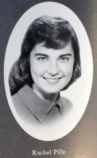 1961 photo of Rachel Pille